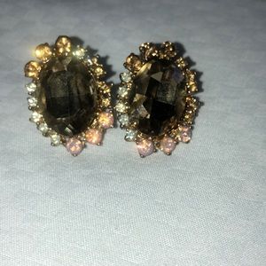 Multicolored peach pink studs